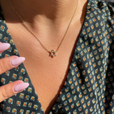Star of David Diamond Pendant in 14K Yellow Gold