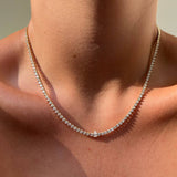4.20 Carat Diamond Lor Collier Necklace