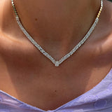 8.05 Carat Diamond Lor Collier Necklace