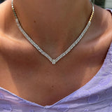 8.05 Carat Diamond Lor Collier Necklace