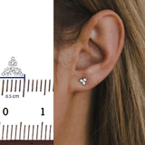 Trinity Diamond Stud Earrings