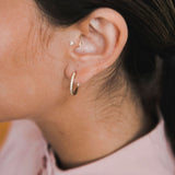 yellow hoops yellow gold