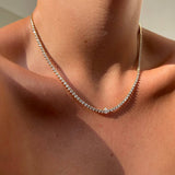 4.20 Carat Diamond Lor Collier Necklace