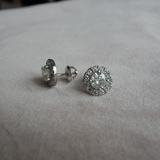 Kiara Diamond signature halo Earrings