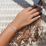 1.25 Carat Diamond Tennis Bracelet in White Gold