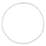 Men's Rombo Chain in White Gold