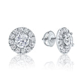 Kiara Diamond signature halo Earrings