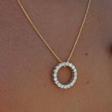14K Gold Lir Diamond Necklace