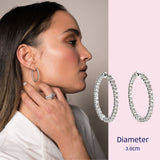 Legacy 3 carat Diamond Hoops