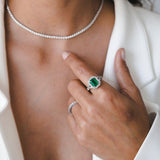 One of a Kind 2.53 Carat Emerald & Diamond Ring