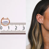 Lori Diamond Hoop Earrings