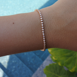 1.25 Carat Diamond Tennis Bracelet in Rose Gold