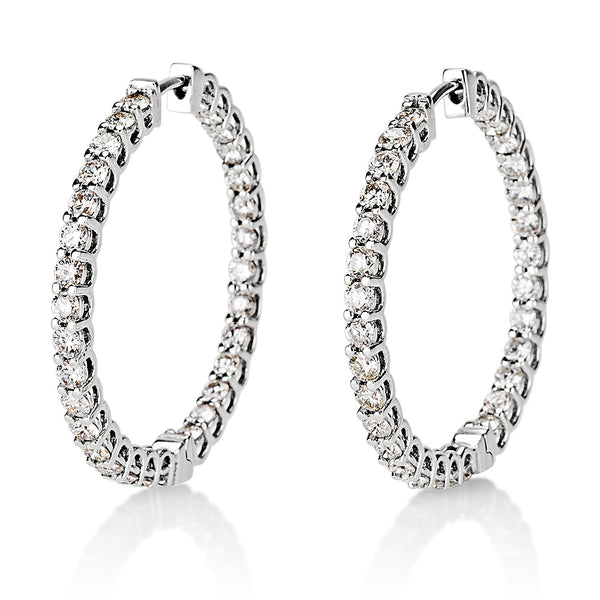 Legacy 3 carat Diamond Hoops