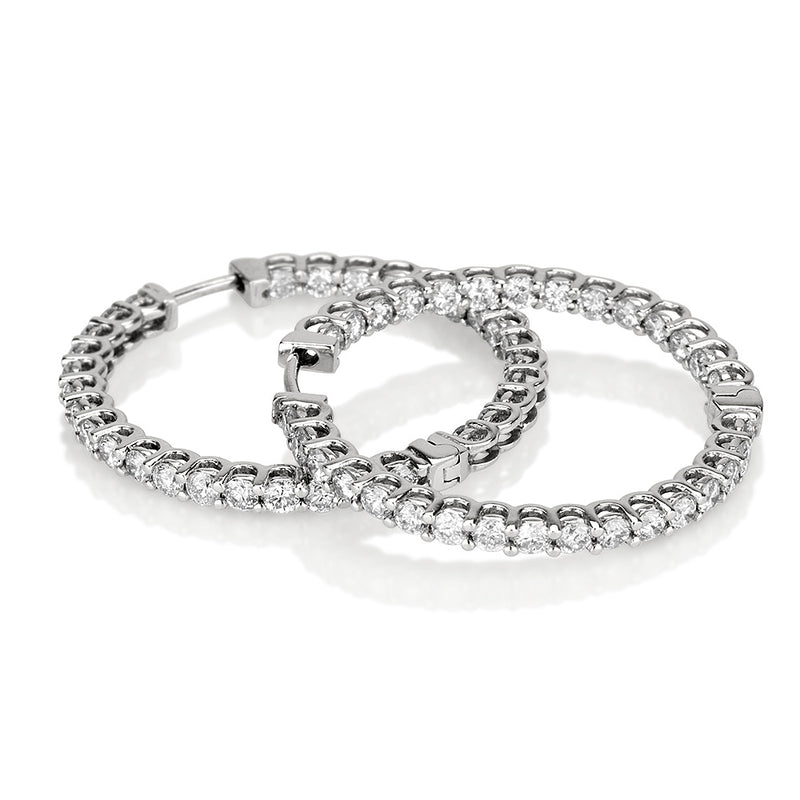 Legacy 3 carat Diamond Hoops