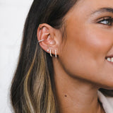 Lori Diamond Hoop Earrings