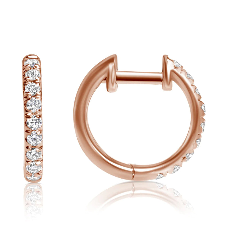 Lori Diamond Hoop Earrings