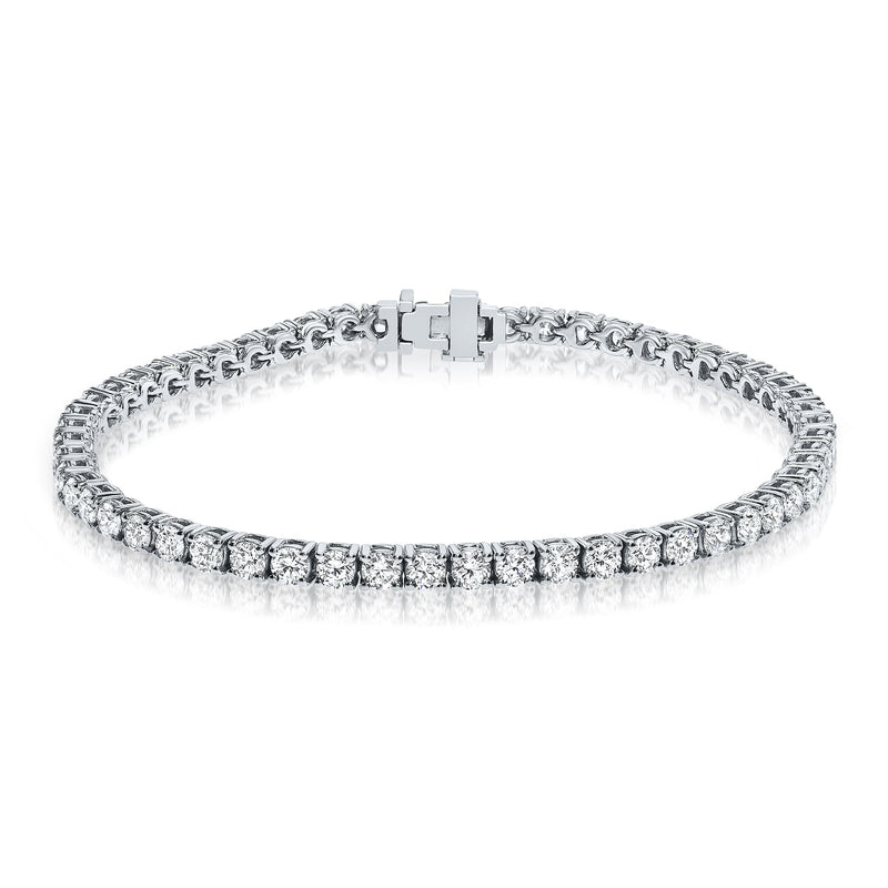 Diamond Tennis Bracelet 6 carat tw Round-cut 14K White Gold | Jared