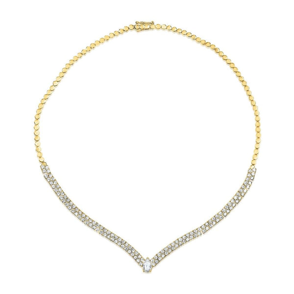 8.05 Carat Diamond Lor Collier Necklace