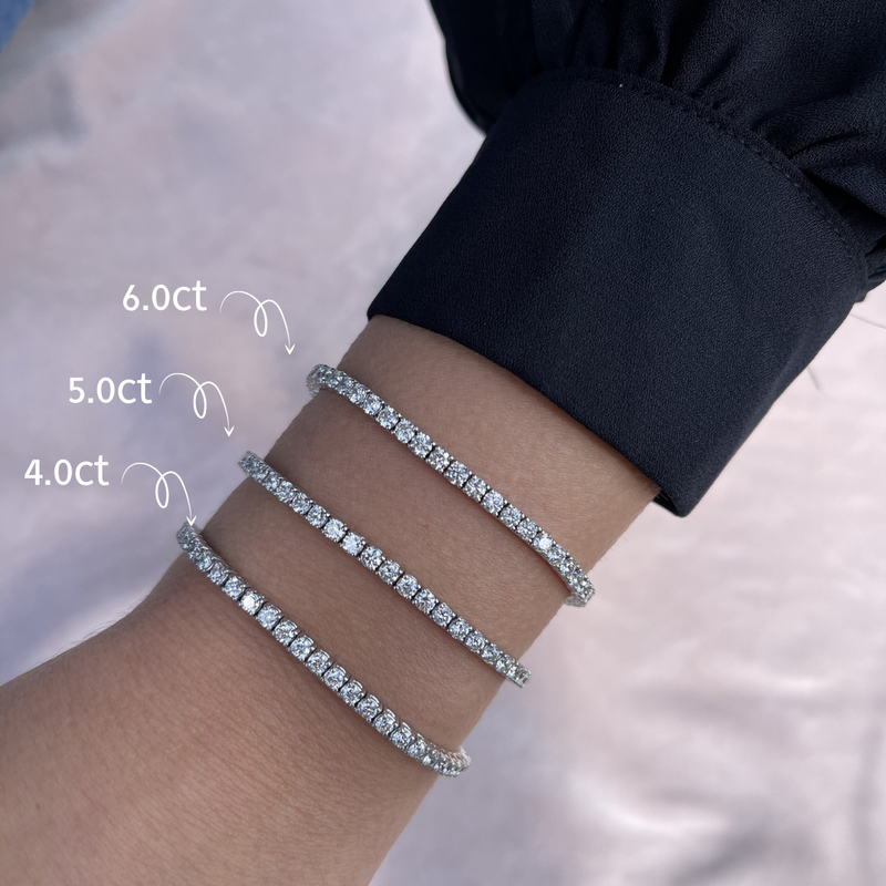 5 carat discount diamond tennis necklace