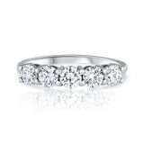 1.00 Carat 5 Stone Diamond Wedding Ring - shlomitrogel