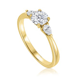 Jasmin Diamond Ring in Yellow Gold