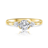 Jasmin Diamond Ring in Yellow Gold