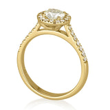 0.65 Carat Rubin Diamond Ring