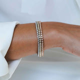 1.25 Carat Diamond Tennis Bracelet in White  Gold